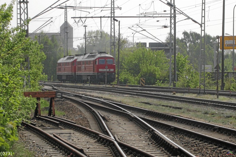 Bahn 073.jpg - Zwei Tage später: die uns bekannte Doppeltraktion vor dem nächsten Einsatz.